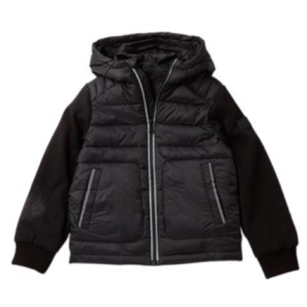 NWT Boys hooded Michael Kors Two-fer jacket 14/16